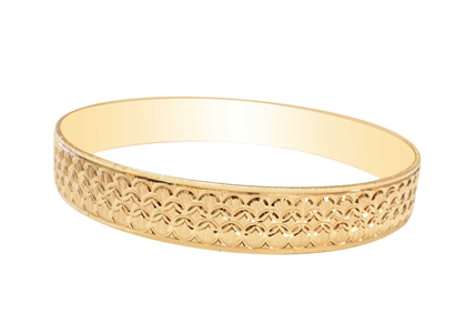 Gold Plated | Diamond Cut Bangles